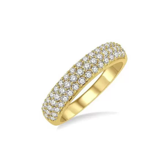 Kelley Collection Diamond Pave Band> Rings