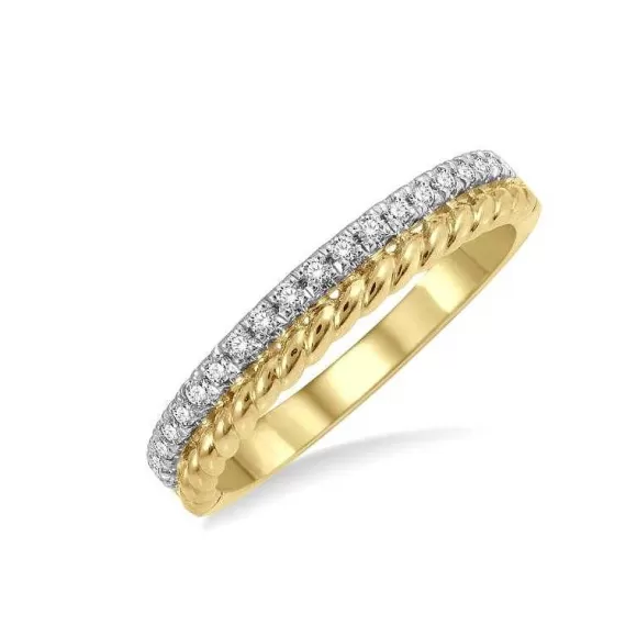 Kelley Collection Diamond Rope Ring> Rings