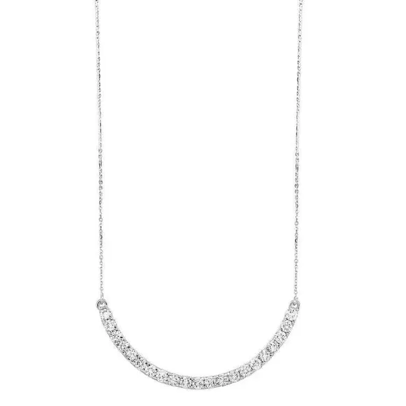 Kelley Collection Diamond Smile Necklace> Necklaces