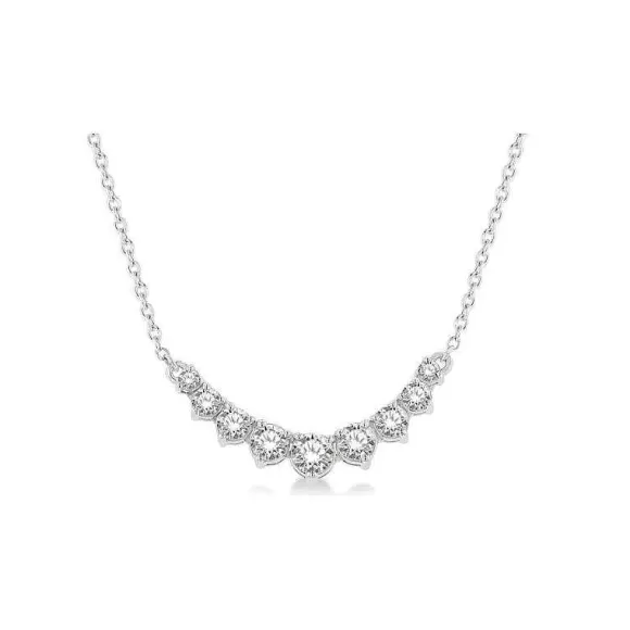 Kelley Collection Diamond Smile Necklace> Necklaces