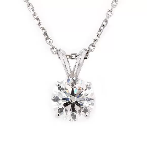 Kelley Collection Diamond Solitaire Pendant> Pendants