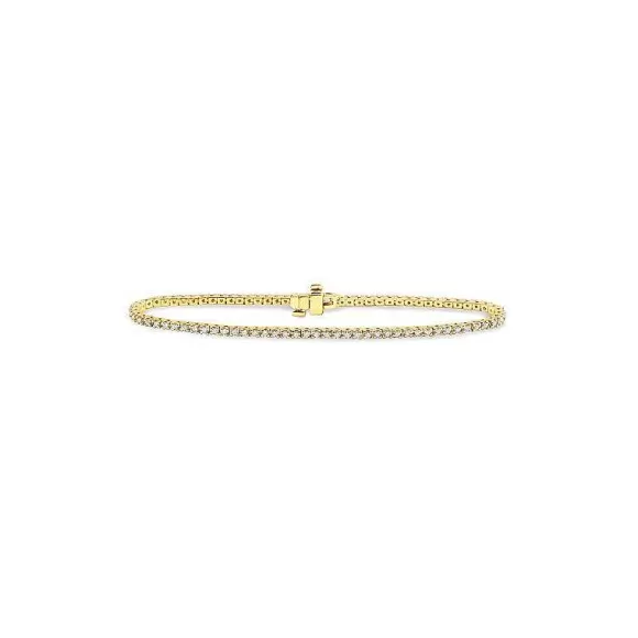 Kelley Collection Diamond Square Shape Tennis Bracelet> Bracelets