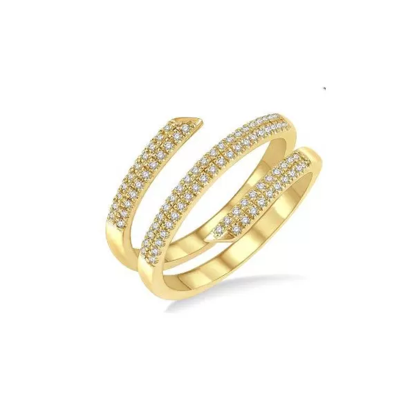 Kelley Collection Diamond Wrap Ring> Rings