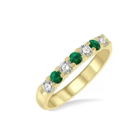 Kelley Collection Emerald & Diamond Ring> Rings