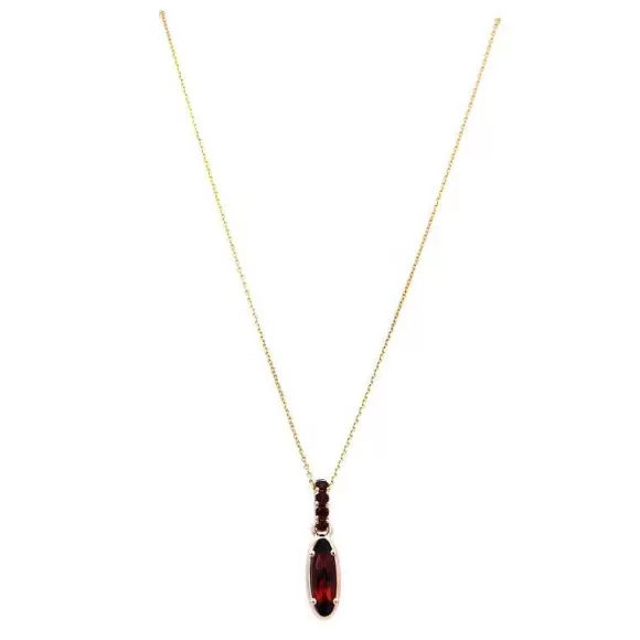 Kelley Collection Garnet Pendant> Pendants