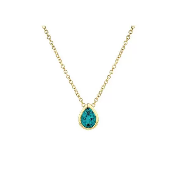 Kelley Collection London Blue Topaz Necklace> Pendants