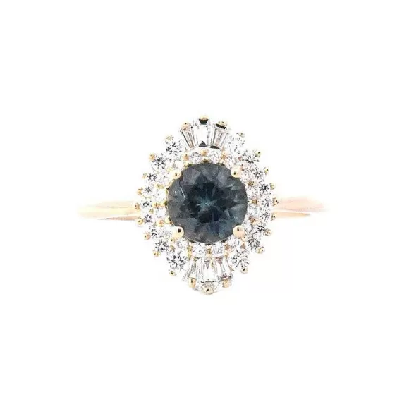 Kelley Collection Montana Sapphire & Diamond Ring> Rings