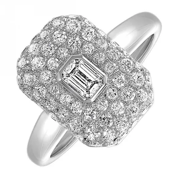 Kelley Collection Pave Diamond Ring> Rings