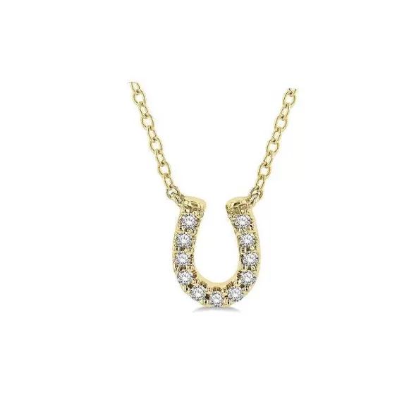 Kelley Collection Petite Horseshoe Pendant> Pendants