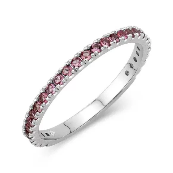 Kelley Collection Pink Tourmaline Band> Rings