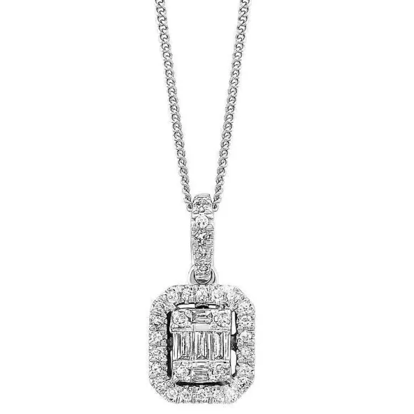 Kelley Collection Time Square Diamond Pendant> Pendants