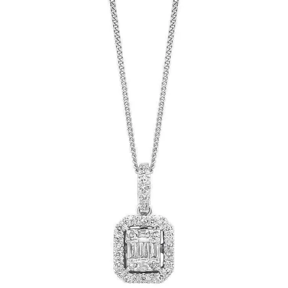 Kelley Collection Time Square Diamond Pendant> Pendants