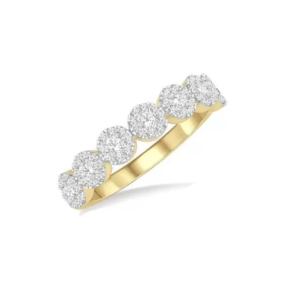 Kelley Collection Two-Tone Diamond Lovebright Diamond Ring> Rings