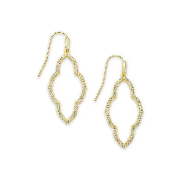 Kendra Scott Abbie Small Open Frame Earring In Gold> Earrings