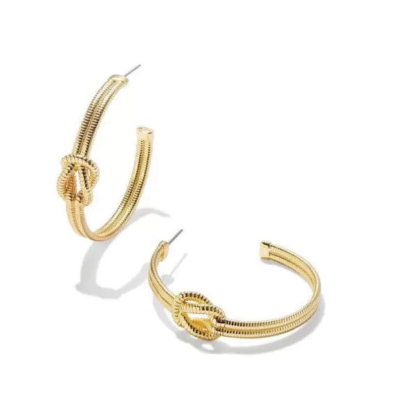 Kendra Scott Annie Hoop Earrings In Gold> Earrings