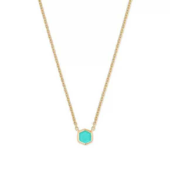 Kendra Scott Davie Pendant In Chrysoprase> Necklaces