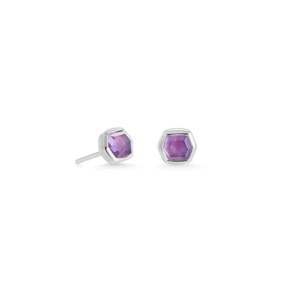 Kendra Scott Davie Studs In Amethyst> Earrings