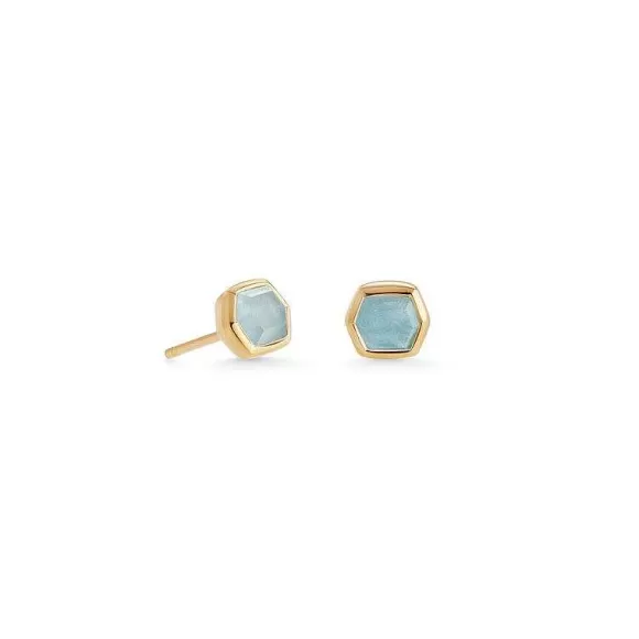 Kendra Scott Davie Studs In Aquamarine> Earrings