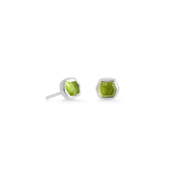 Kendra Scott Davie Studs In Peridot> Earrings