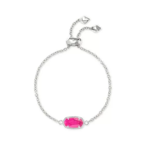 Kendra Scott Elaina Bracelet Rhodium In Azalea Illusion> Bracelets