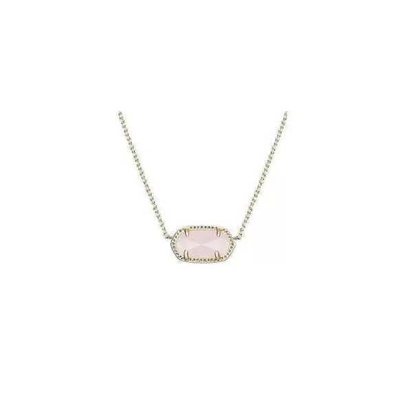 Kendra Scott Elisa In Rose Quartz> Necklaces