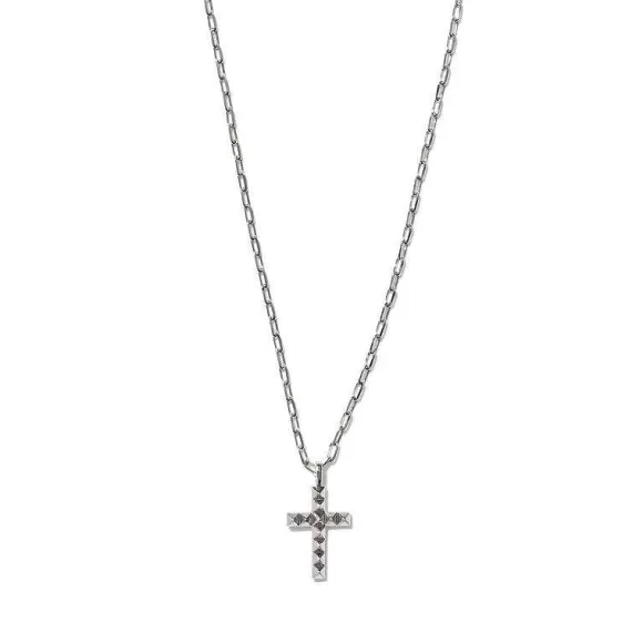 Kendra Scott Jada Cross Short Pendant In Silver Metal> Necklaces