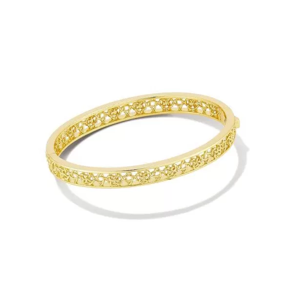 Kendra Scott Kelly Bangle Bracelet In Gold (Size M/L)> Bracelets