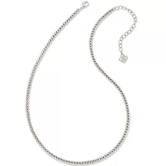 Kendra Scott Kinsley Chain Necklace In Silver> Necklaces