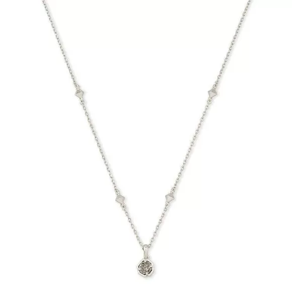 Kendra Scott Nola In Platinum Drusy> Necklaces