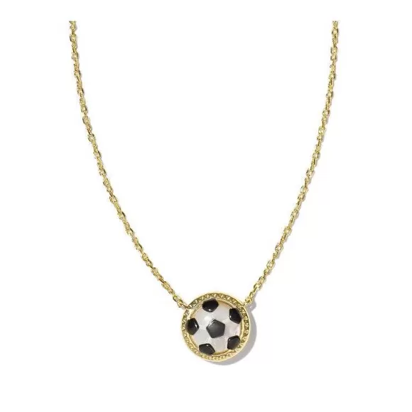 Kendra Scott Soccer Short Pendant Necklace In Gold> Necklaces