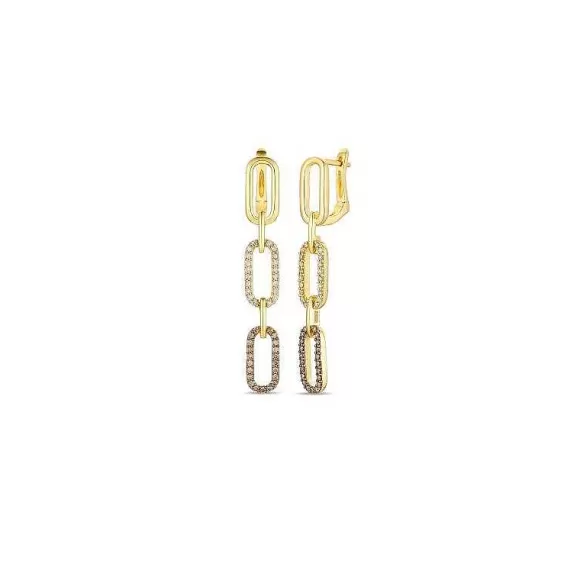 Le Vian Chocolate Diamond® Paperclip Earrings> Earrings