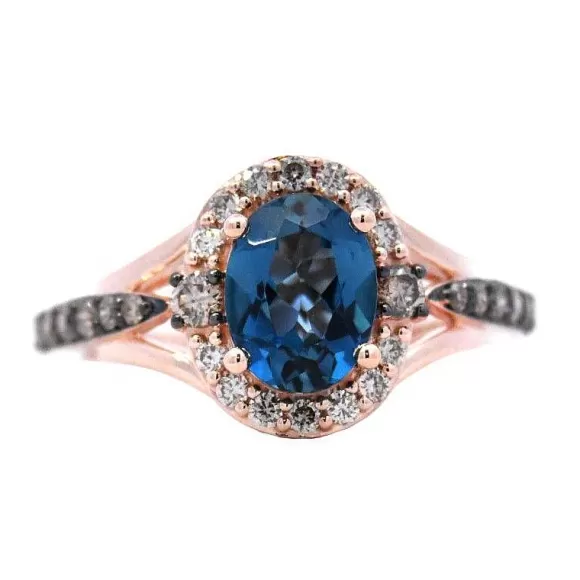 Le Vian Chocolatier® & Deep Sea Blue Topaz Ring> Rings