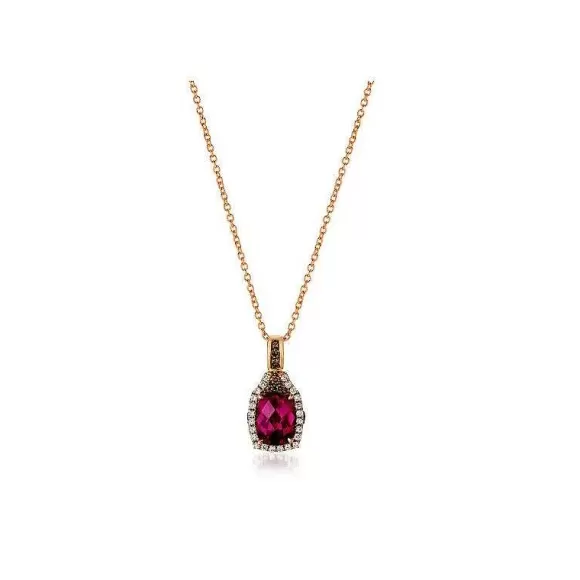 Le Vian Chocolatier® Raspberry Rhodolite® Pendant> Pendants