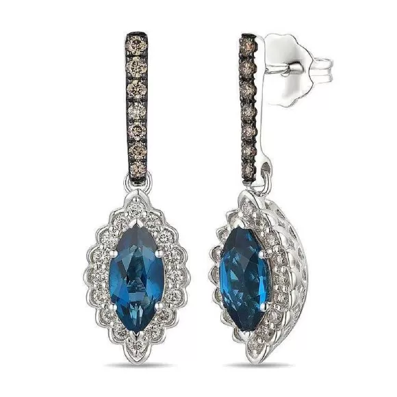 Le Vian Deep Sea Blue Topaz „¢ Earrings> Earrings