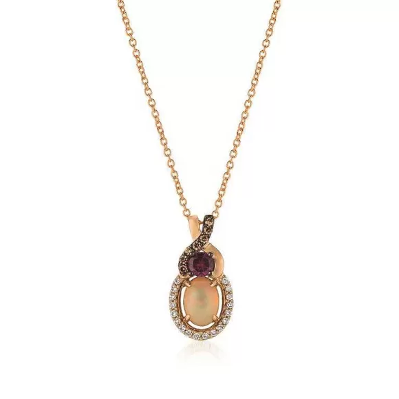 Le Vian Neopolitan Opal & Raspberry Rhodolite® Pendant> Pendants