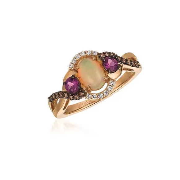 Le Vian Neopolitan Opal & Raspberry Rhodolite® Ring> Rings