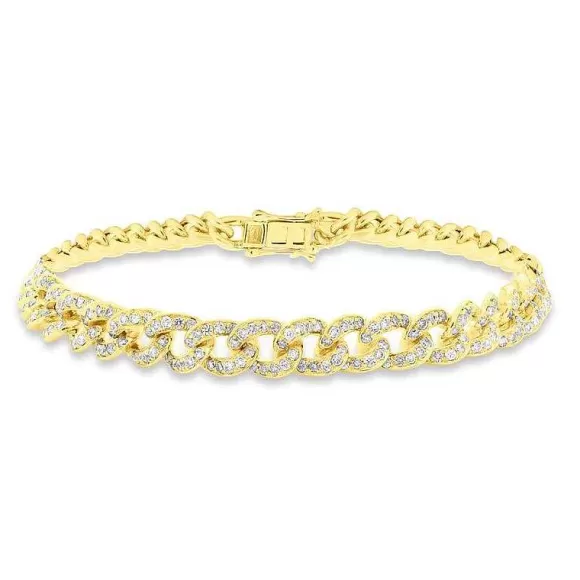 Shy Creation Diamond Link Bracelet> Bracelets